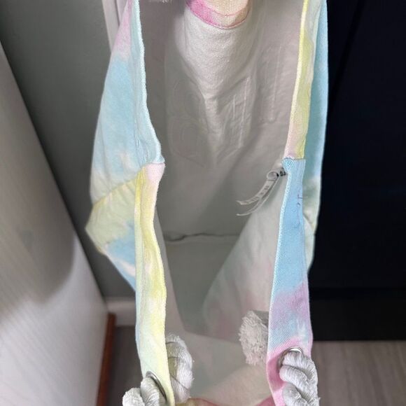 Bebe Tie Dye Knot Rope Beach Bag - Picture 7 of 8